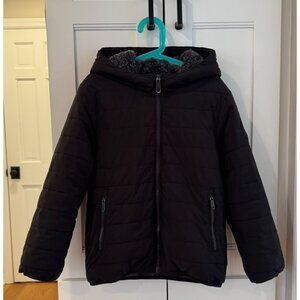 Abercrombie Kids Black Coat Winter Cozy Puffer Jacket Size 7/8 Boys Girls